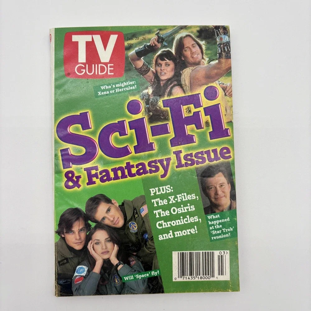 Vintage 1996 TV Guide Sci-Fi & Fantasy Issue‎ Jan 20-26 Xena Hercules X-Files